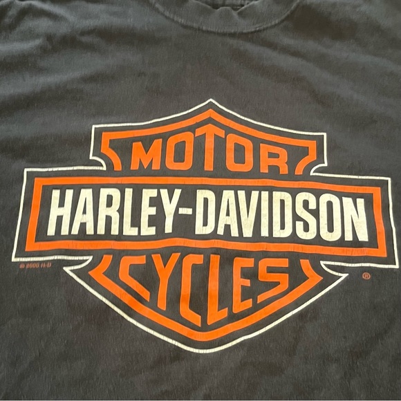 Harley Davidson, black short sleeve cotton T-shirt Kinnelon New Jersey XL - Picture 5 of 10